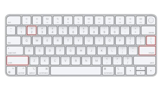 Clavier américain Clavier américain