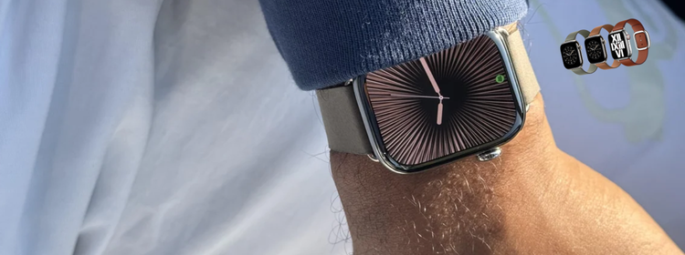 Bracelet Boucle Moderne Apple Watch en cuir Granada avec sa fermeture magnétique en deux pièces
